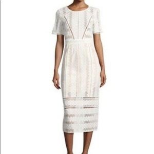 ba&sh midi eyelet dress